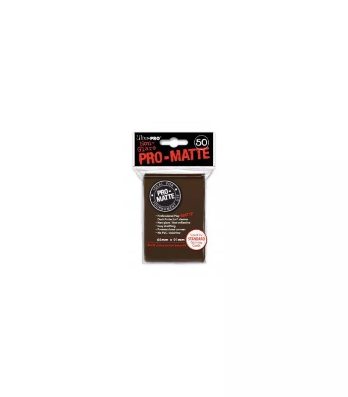Fundas Standard Pro Matte Marrón (50 fundas) Ultra Pro