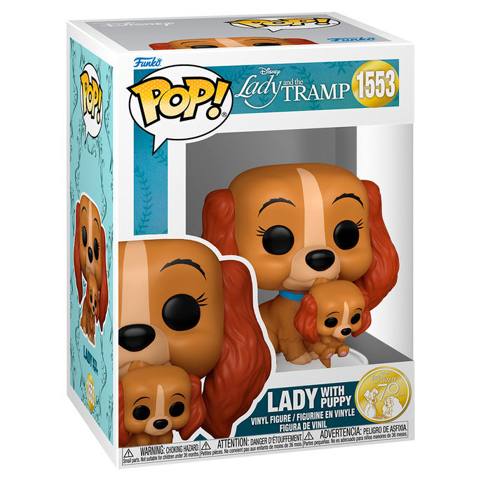 Funko Pop Lady with puppy Disney