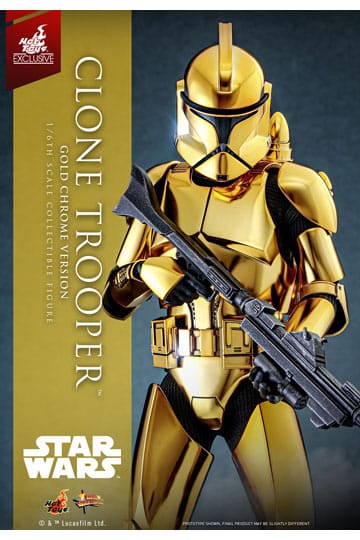Figura de Soldado Clon Dorado(FIGURA LIMITADA)