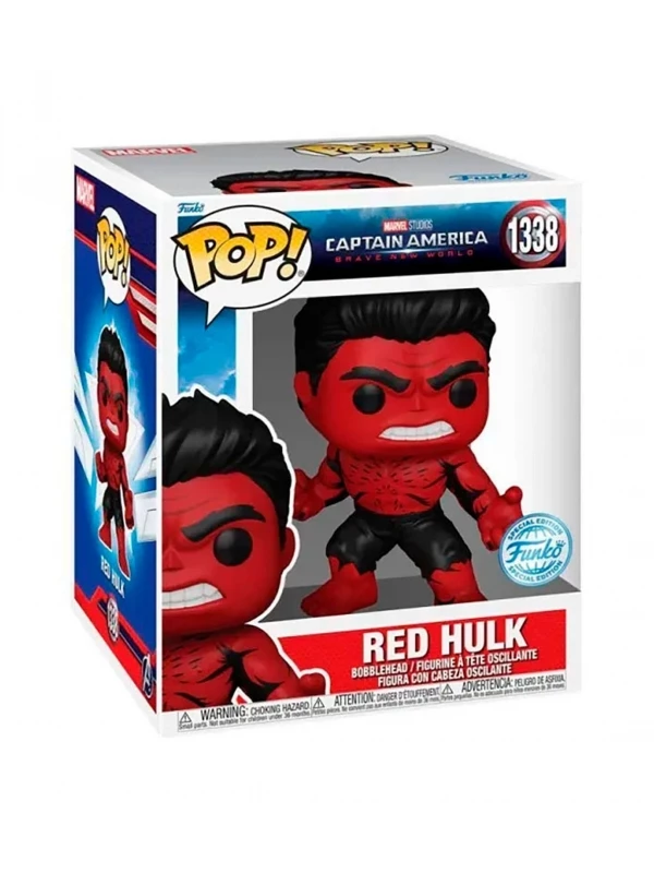 Funko POP 6" Red Hulk (Exc) Capitán América - Marvel  