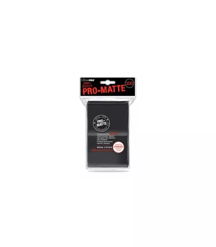 Fundas Standard Pro Matte Negro (100 fundas) Ultra Pro