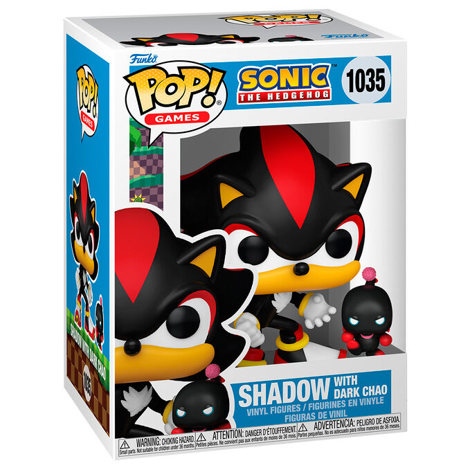 Funko Pop Shadow with dark chao Sonic