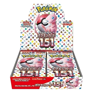 Caja de sobres Pokémon 151 japonés