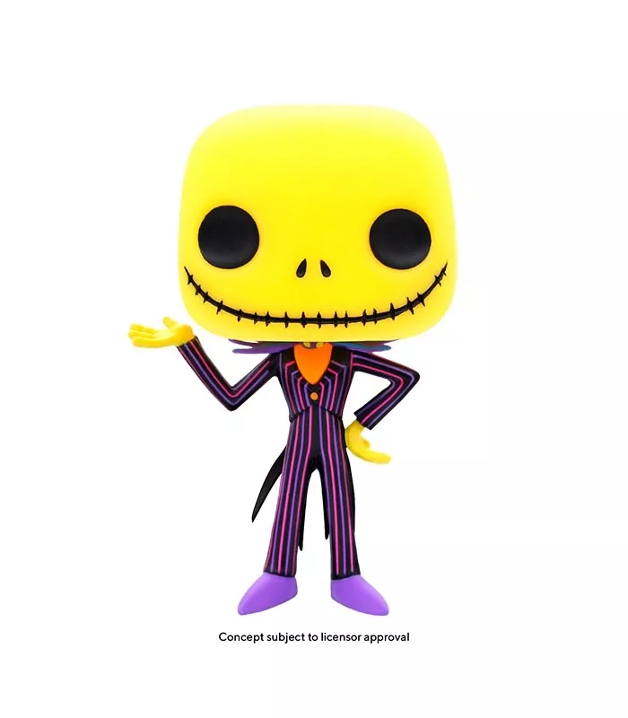 Funko Pop Jack Pesadilla antes de navidad Black Light Disney