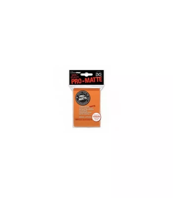 Fundas Ultra Pro Pro-Matte naranja (50 unidades)