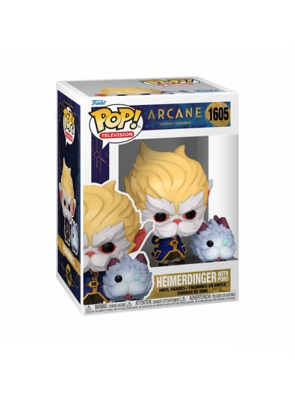 Funko Pop Heimerdinger con Poro Arcane League of Legends