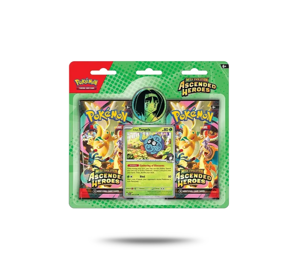 BLISTER PACK - ASCENDED HEROES (ARTE ALEATORIO) ESPAÑOL