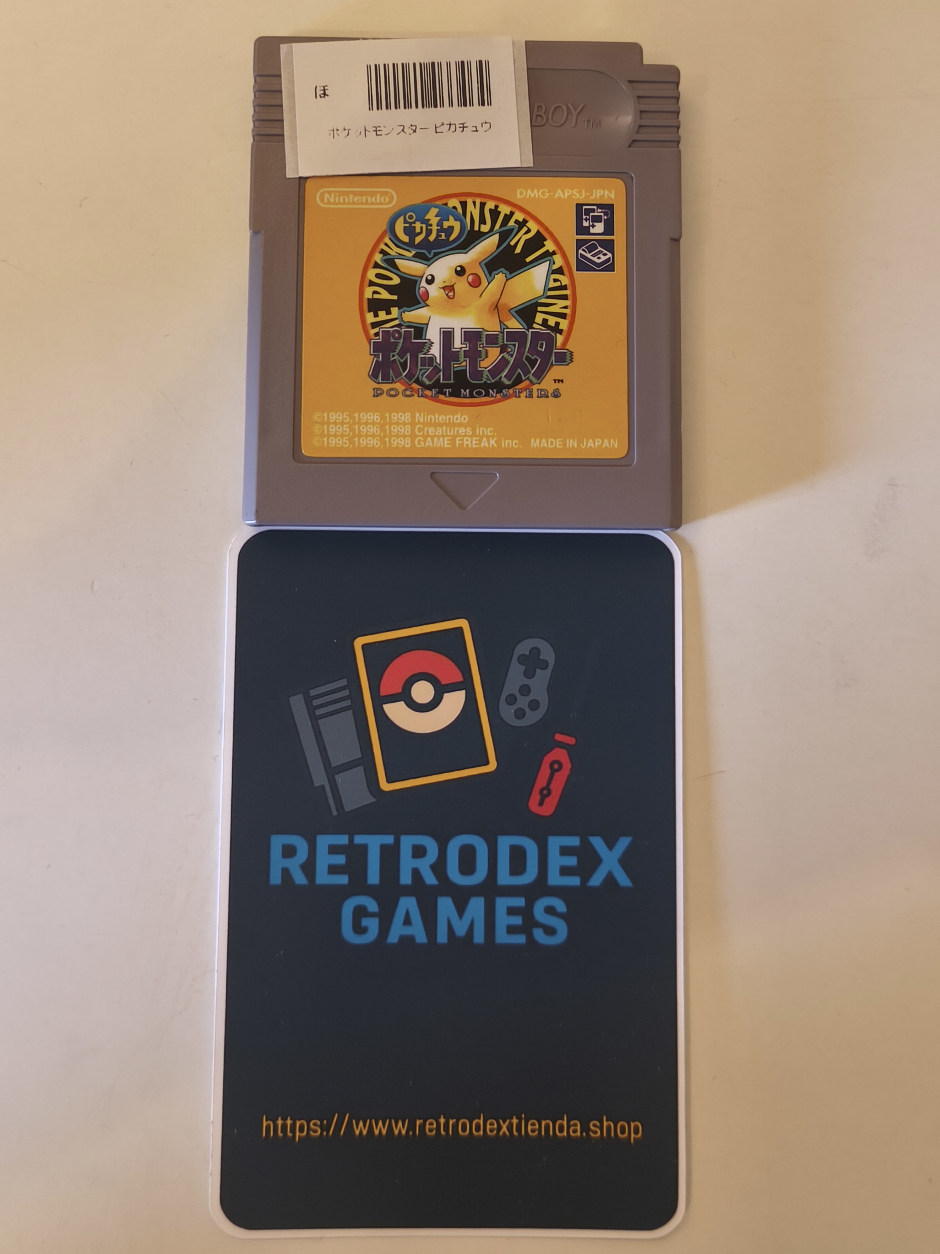 Cartucho de juego Pokémon Pikachu para Game Boy JPN Segunda Mano