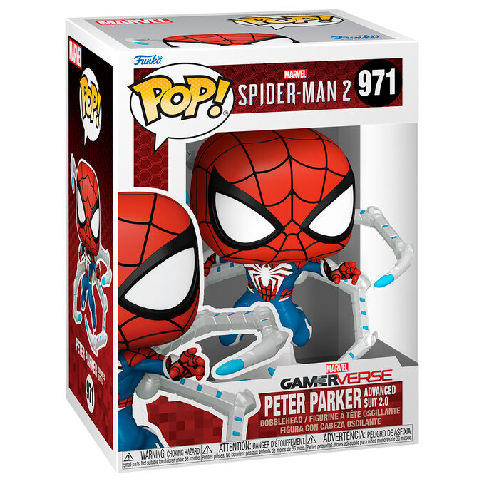 Funko Pop Spider-Man 2 - Peter Parker (Advanced Suit 2.0) - Marvel
