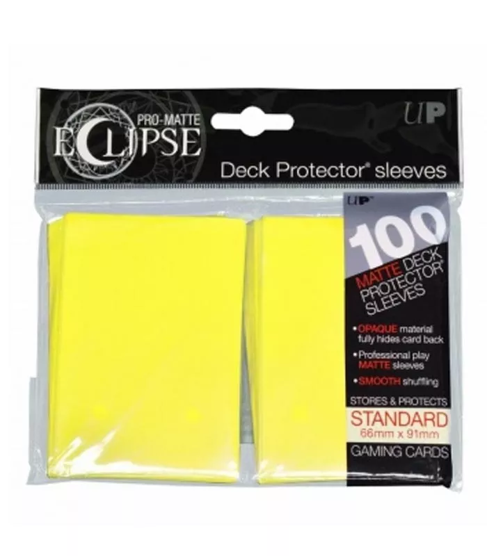 Fundas Standard Eclipse Pro Matte Amarillo (100 fundas) Ultra Pro