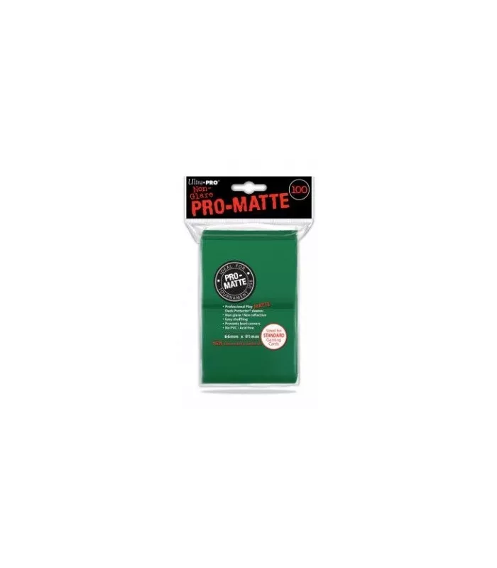 Fundas Ultra PRO-Matte verdes (100 unidades)