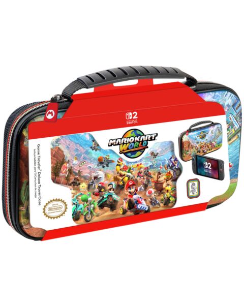 CONSOLA NINTENDO SWITCH 2+MARIO KART+MANDO PDP+FUNDA TRANSPORTE MARIO KART WORLD