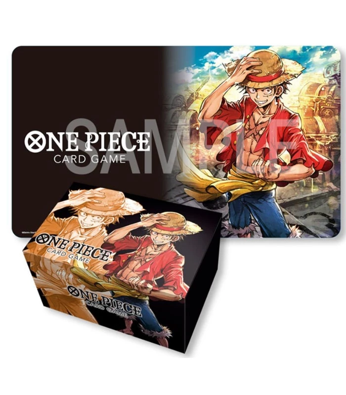 Tapete y caja de mazo One Piece
