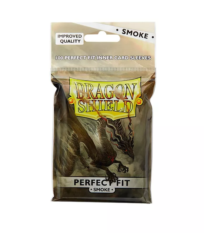 Fundas Standard Perfect Fit Smoke Transparente (100 fundas) Dragon Shield
