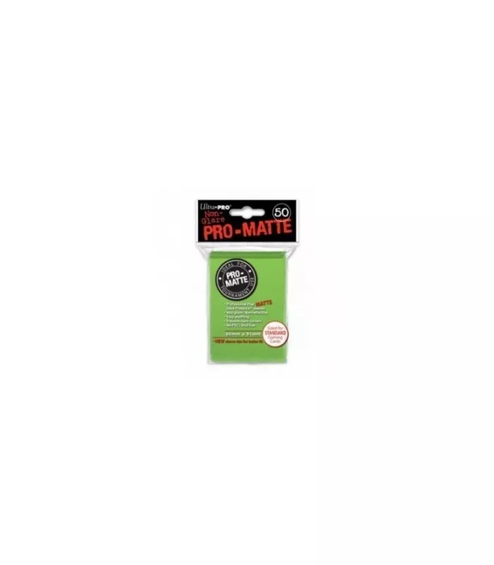 Fundas Standard Pro Matte Verde Lima (50 fundas) Ultra Pro