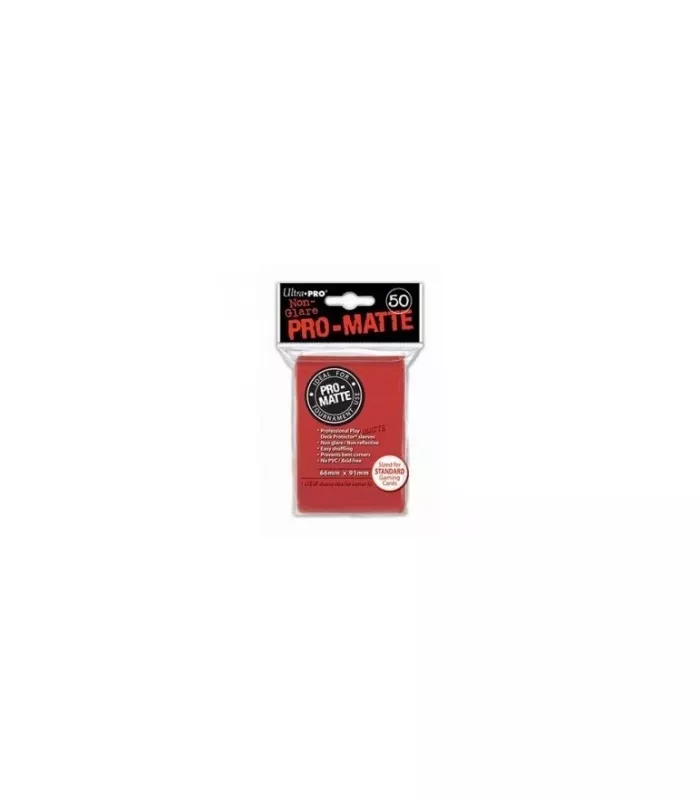 Fundas Standard Pro Matte Rojo (50 fundas) Ultra Pro