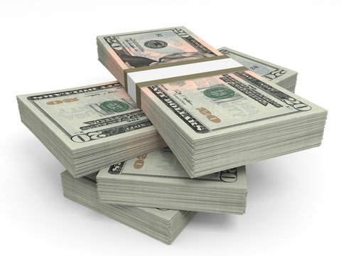 DOLLARS 1000$ IN 20$ Bills