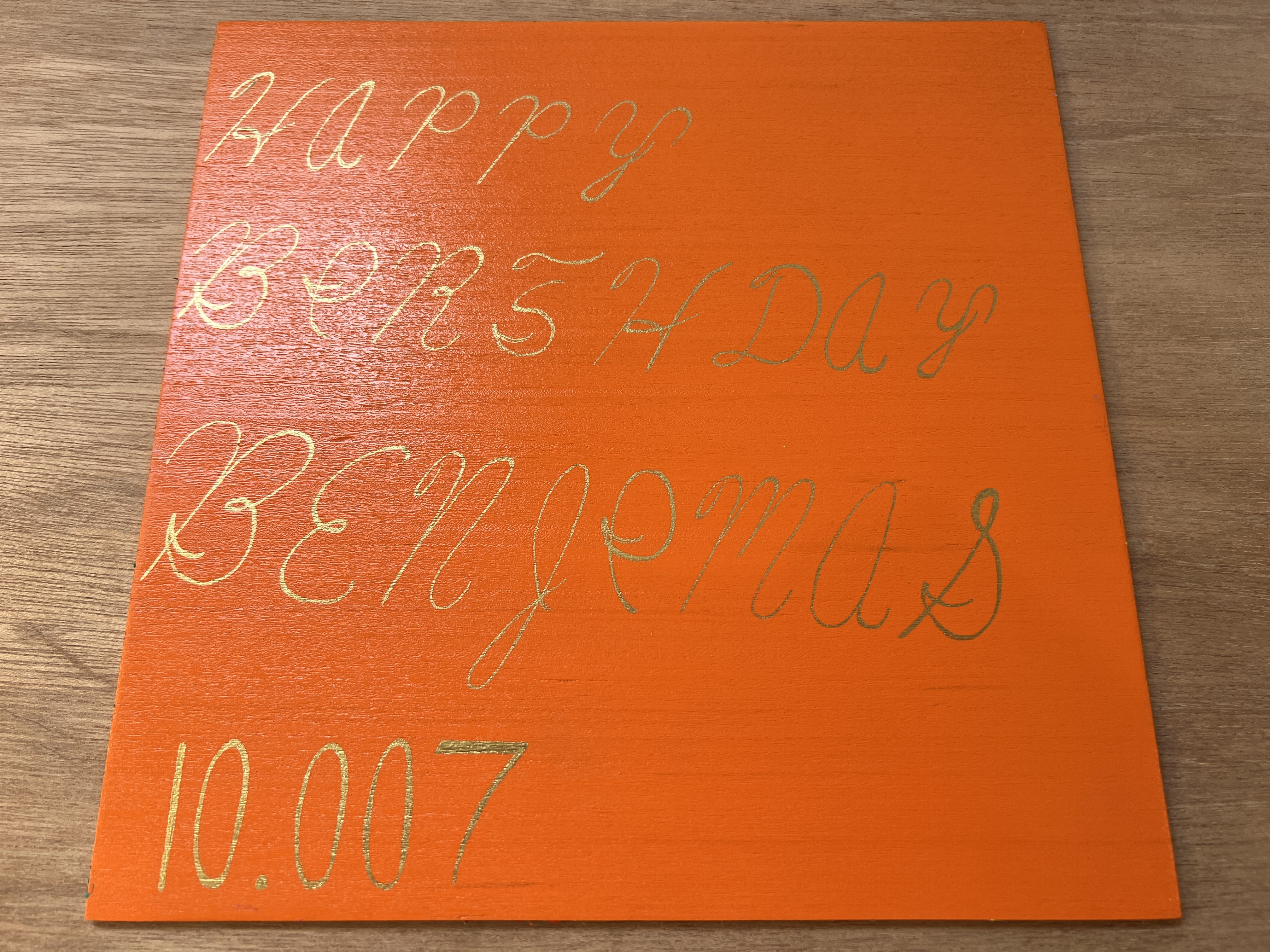 3000 Series - HAPPY BIRTHDAY BENJIMAS 10.007