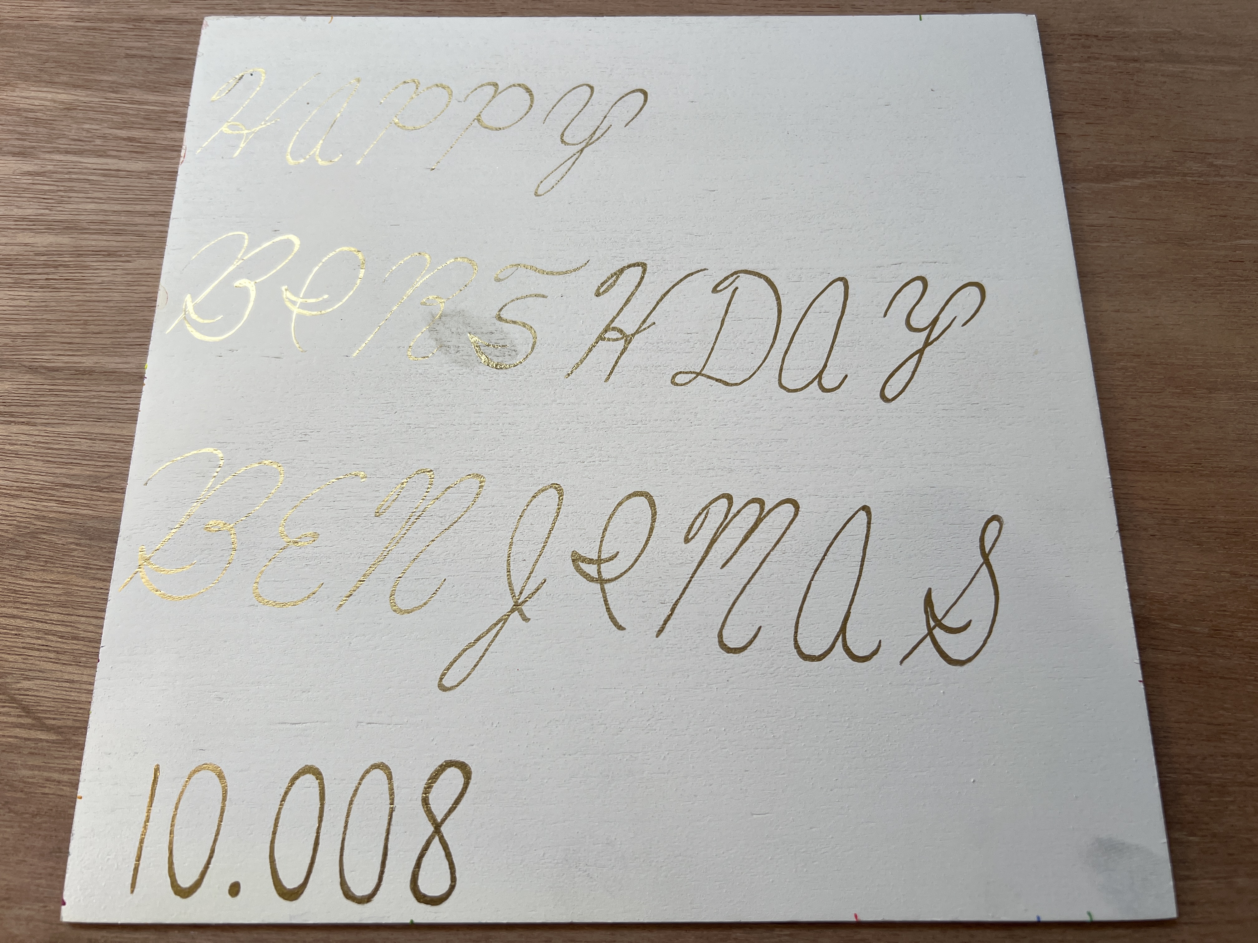 3000 Series - HAPPY BIRTHDAY BENJIMAS 10.008