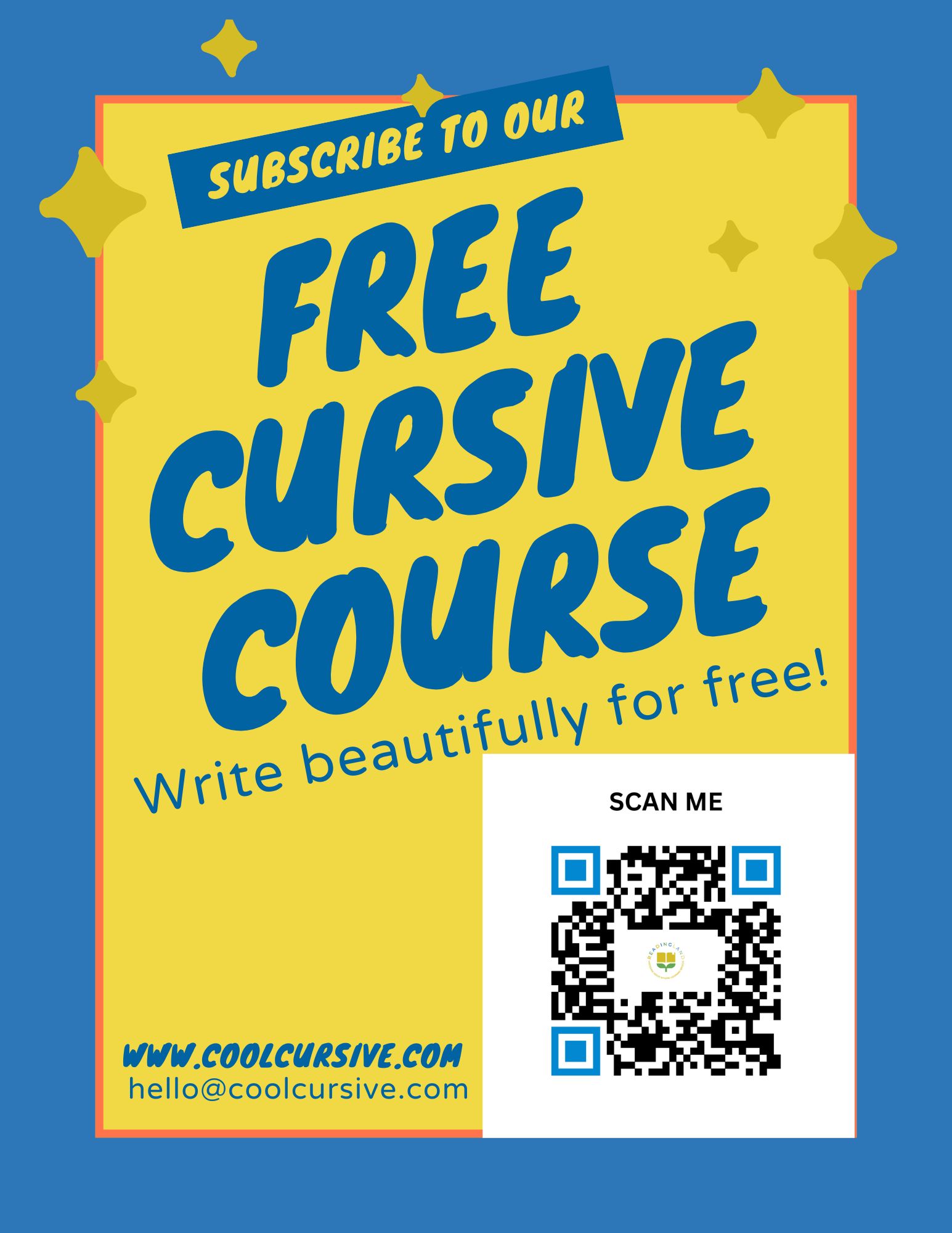 Cool Cursive Video Lessons