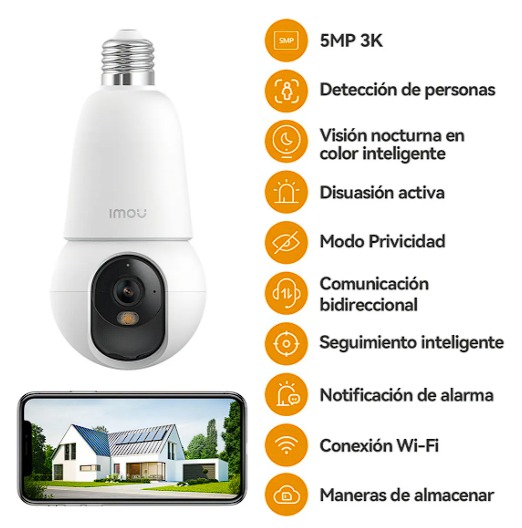 Cámara de Seguridad Imou 5MP