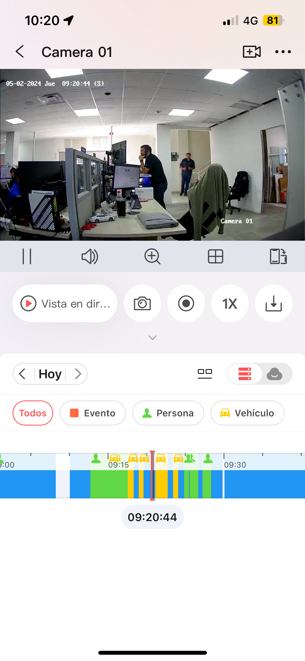 VIDEOGRABADOR 2MP HILOOK 8CH