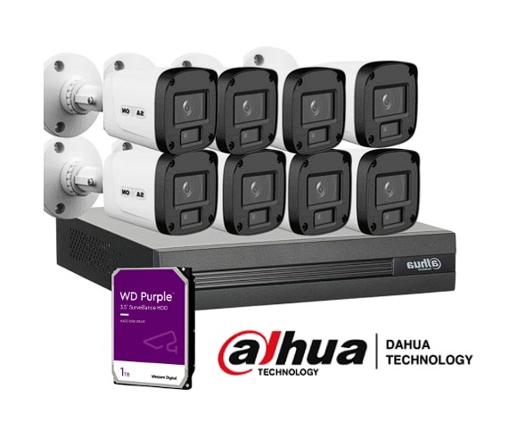 8 CAMARAS BASIC 1080P (2MEGAPIXELES)