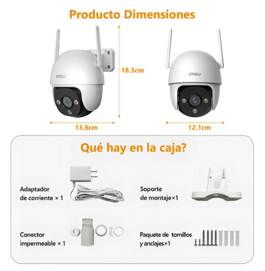 Cámara de seguridad Imou 2mp