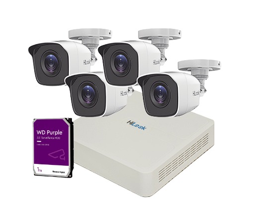 4 CAMARAS 720P (1MEGAPIXEL)