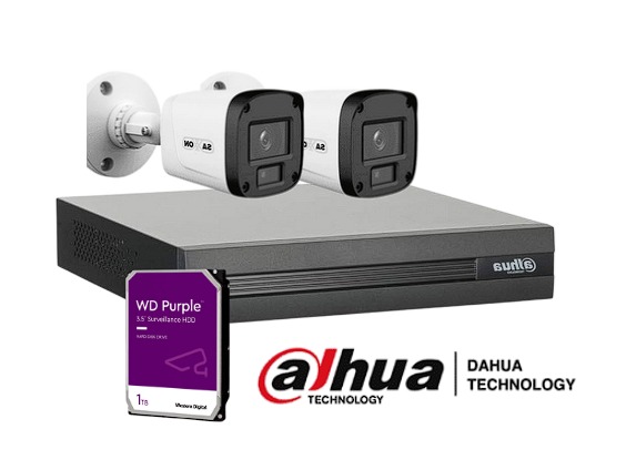 2 CAMARAS DAHUA 1080P (2MEGAPIXELES)
