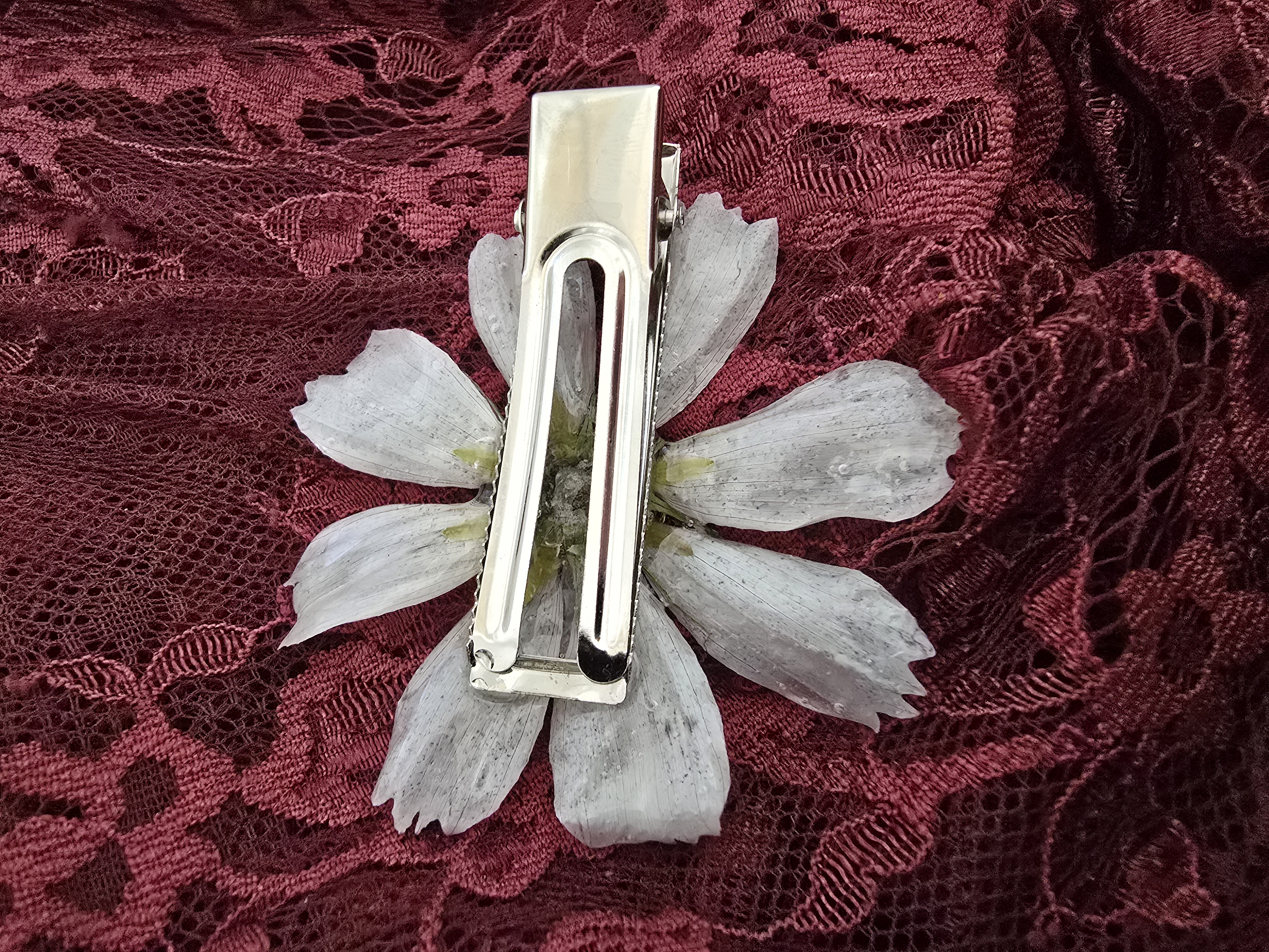 Cosmos Flower Hair Clip