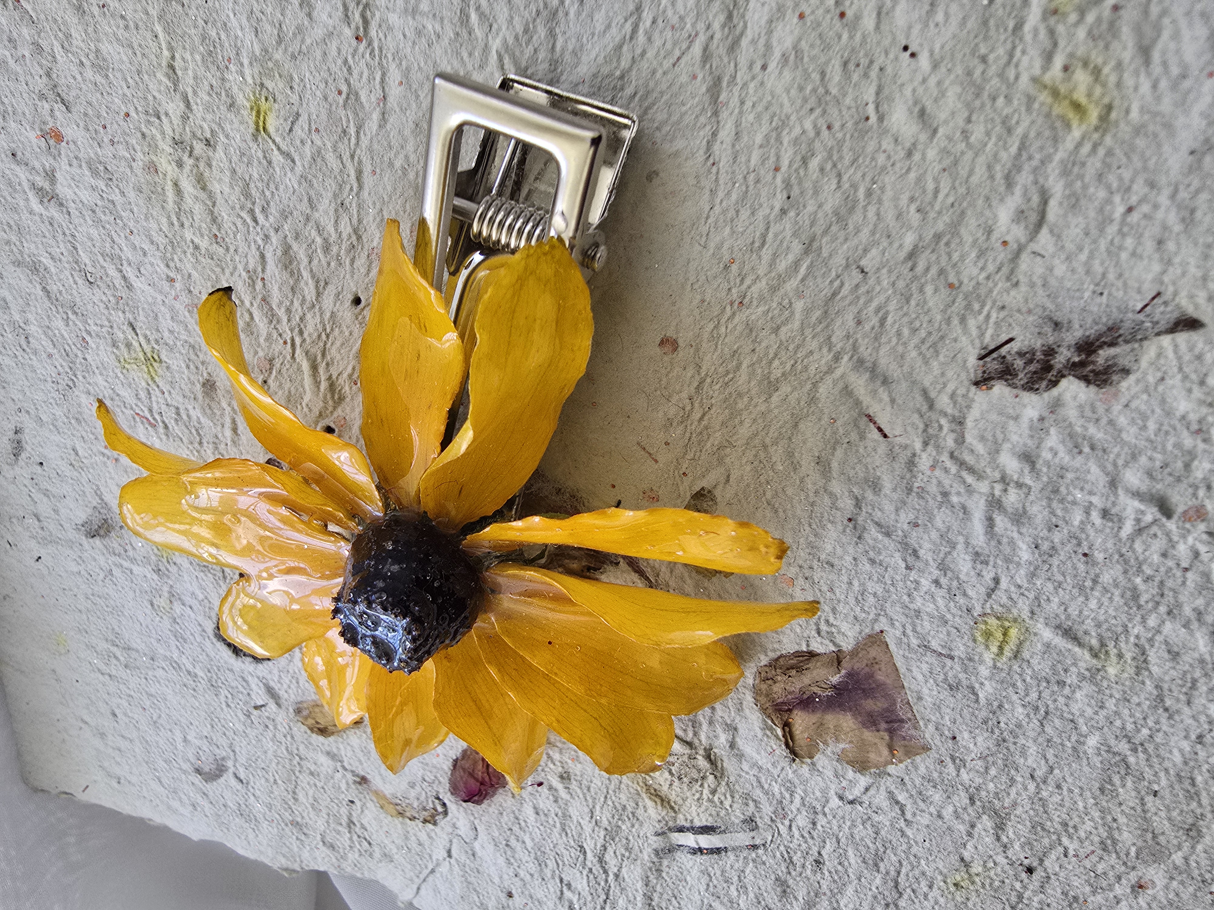 Black-Eyed Susan Hair Clip