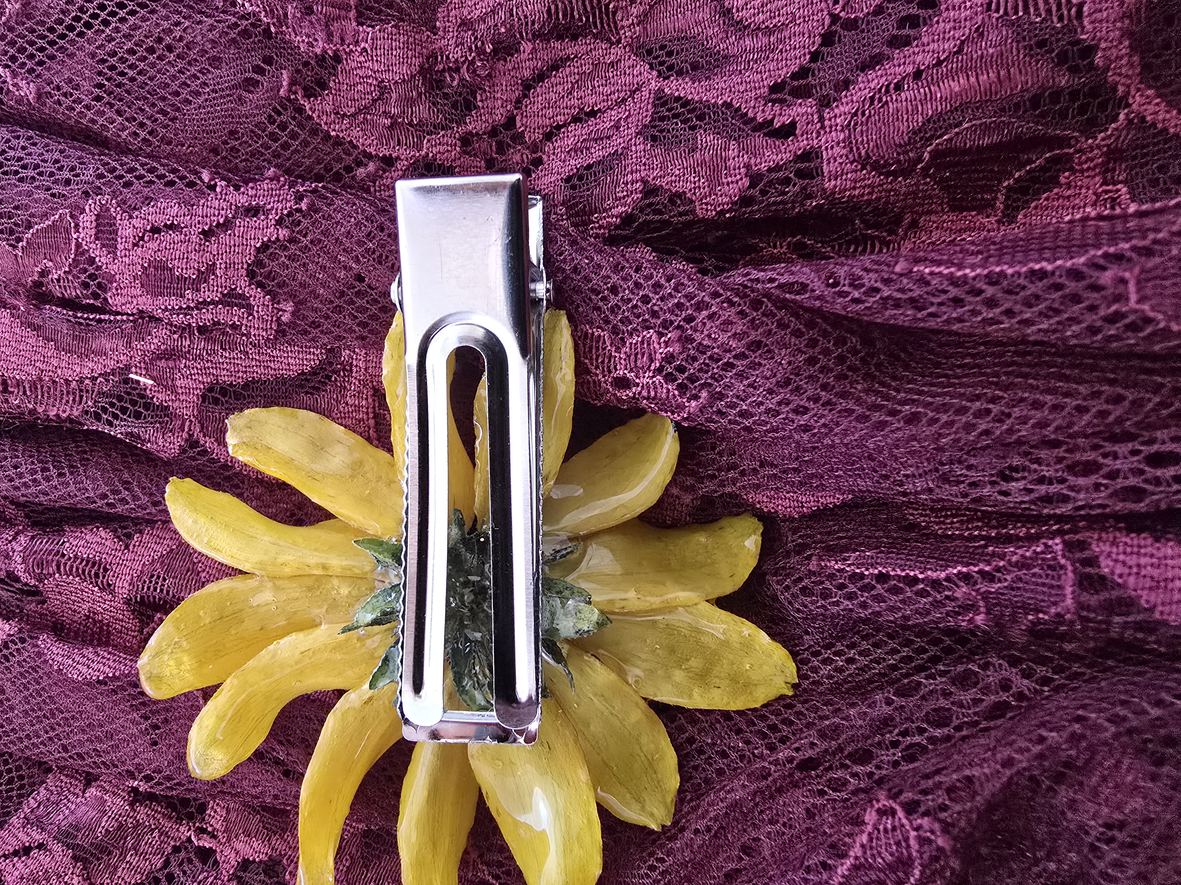 Black-Eyed Susan Hair Clip