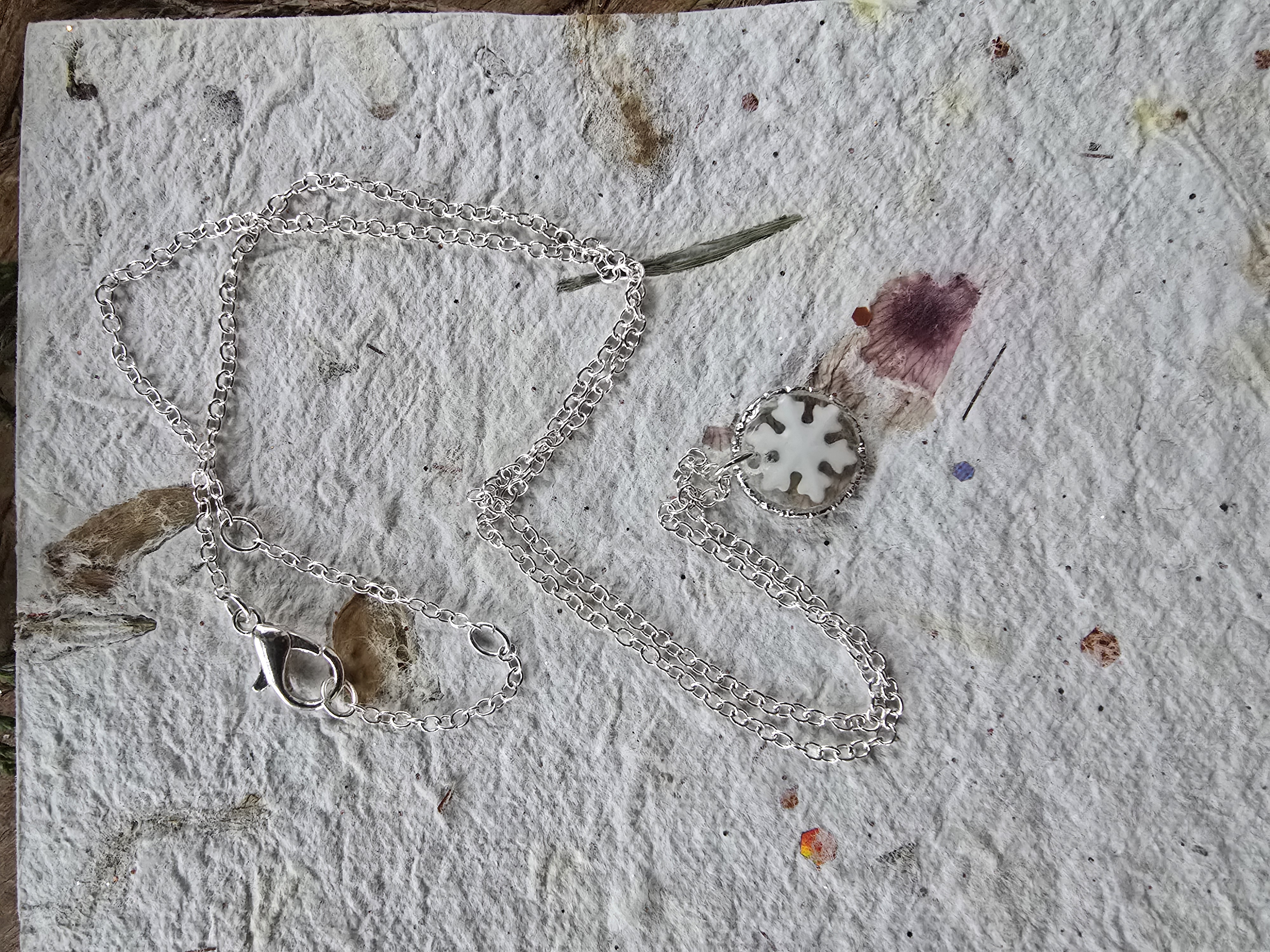 Mini Snowflake Necklace