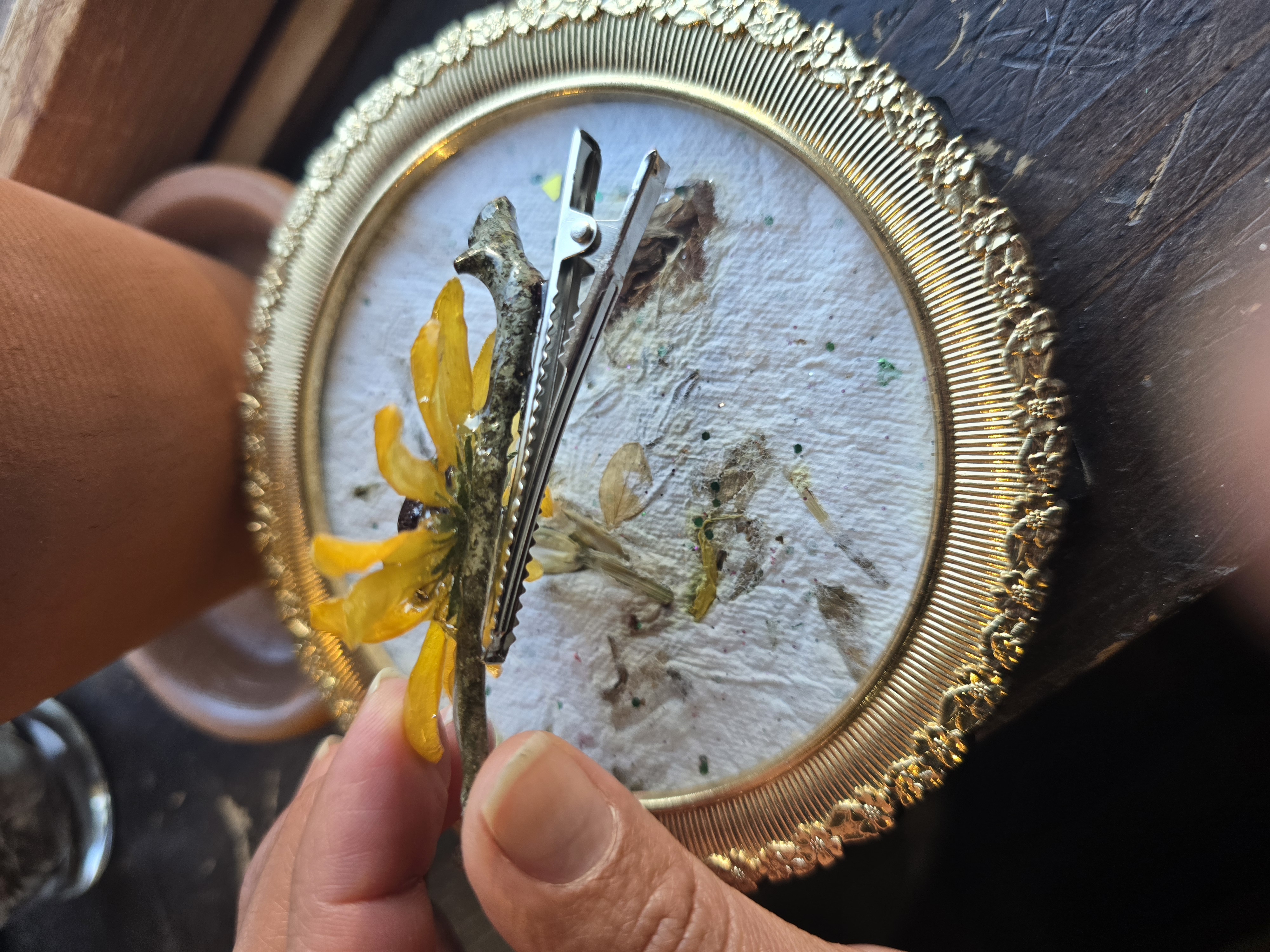 Black-Eyed Susan Hair Pin