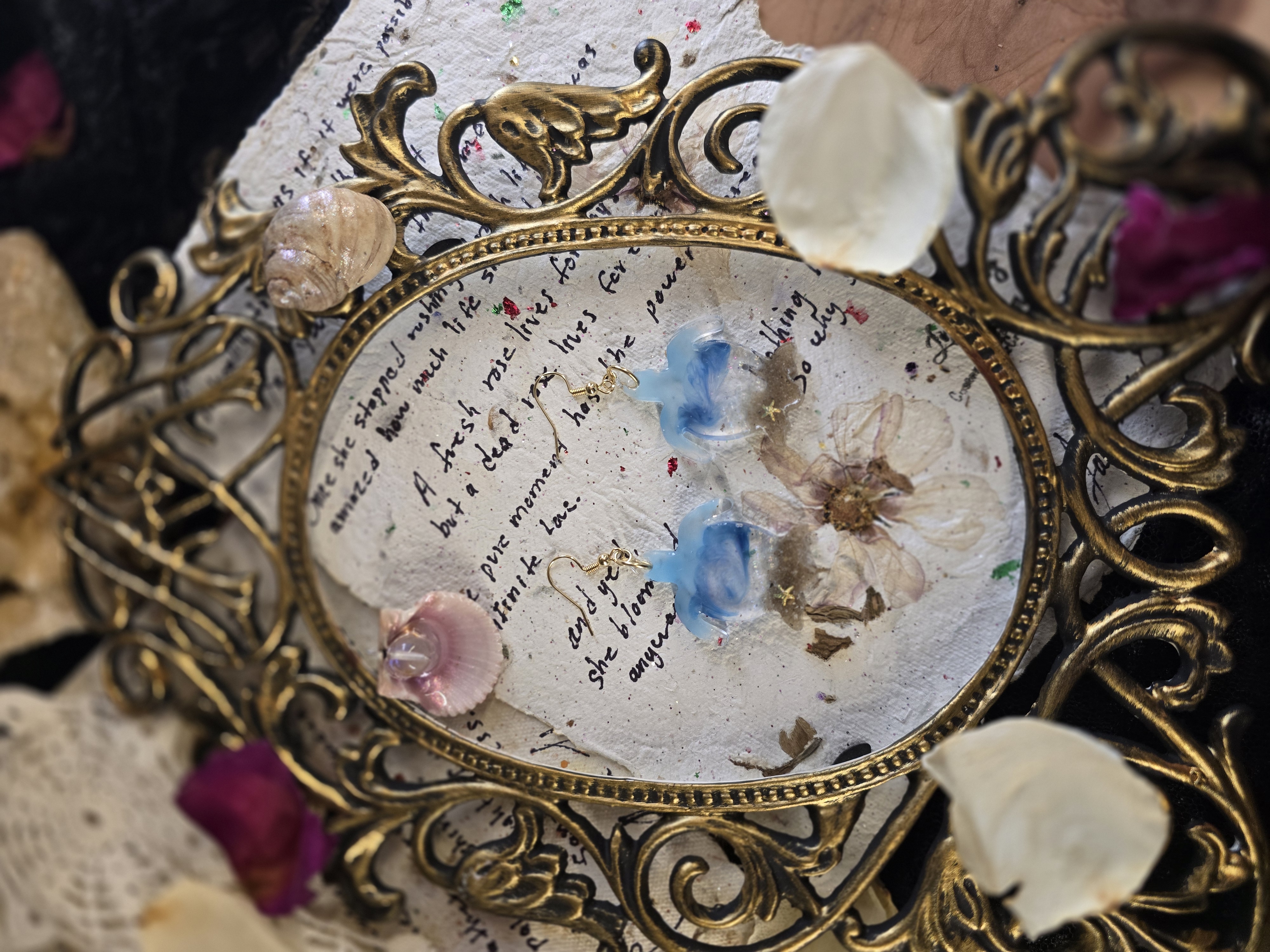 Turtle Earrings with Ocean Vibe