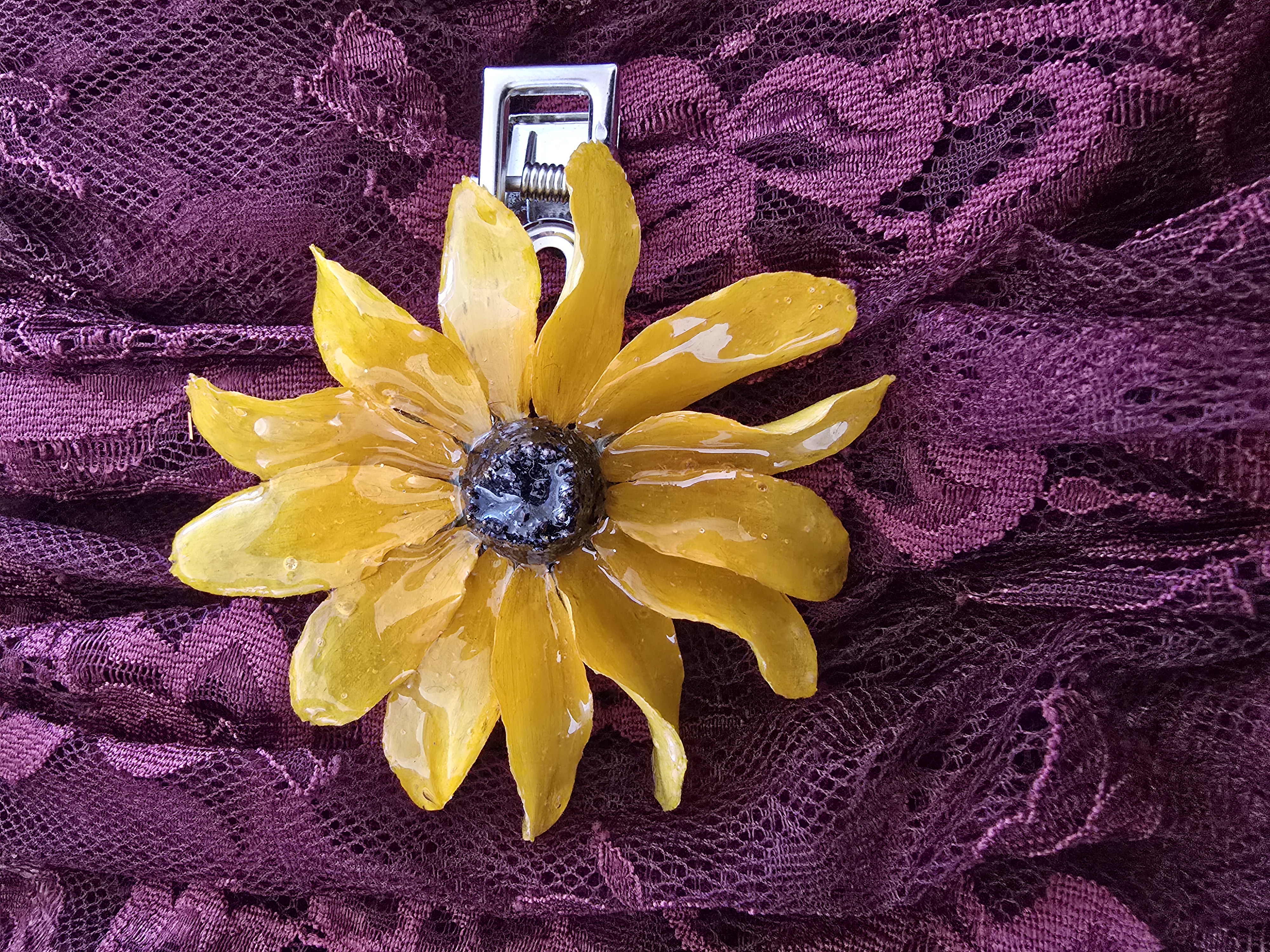 Black-Eyed Susan Hair Clip