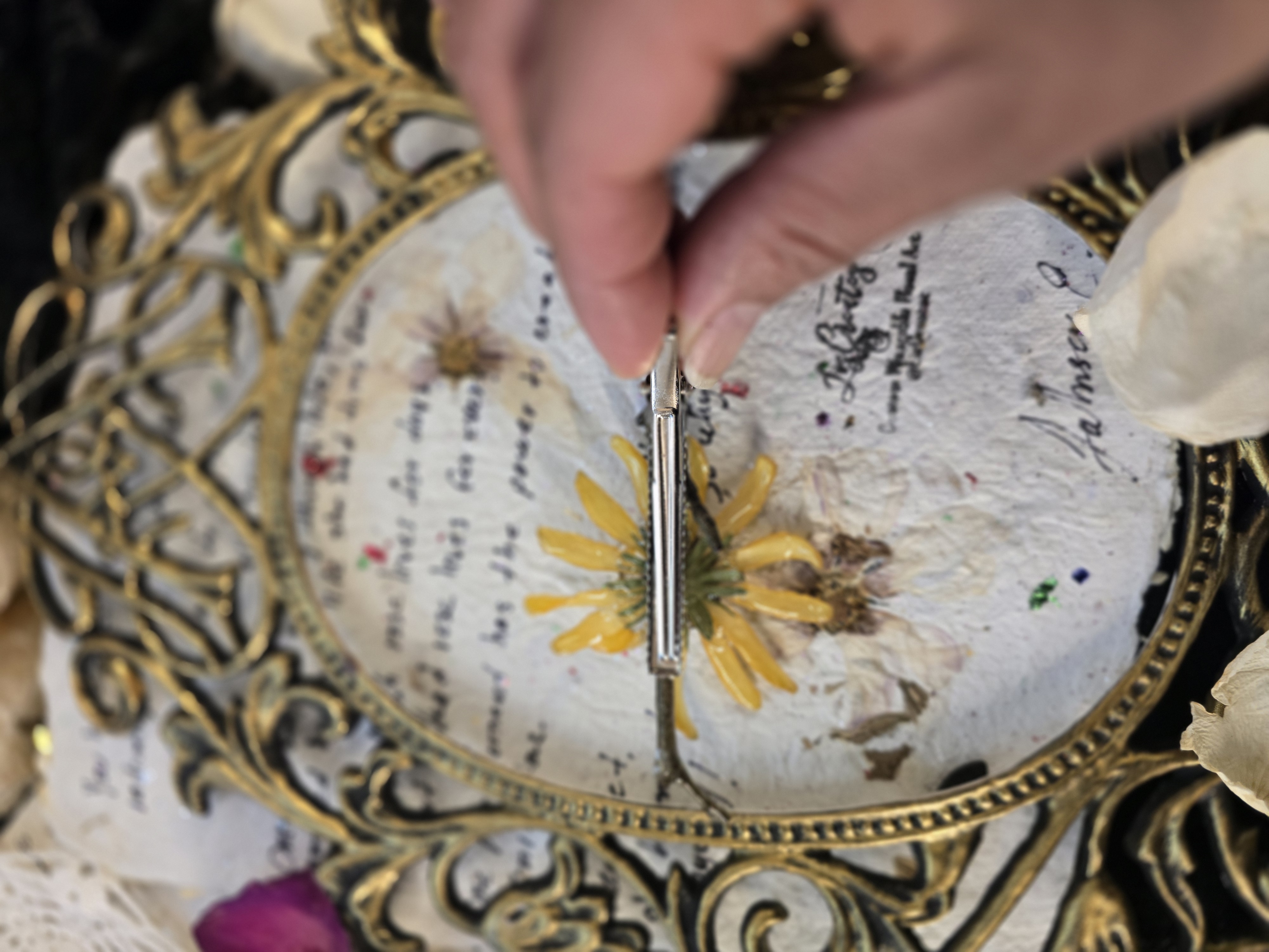 Black-Eyed Susan Hair Pin