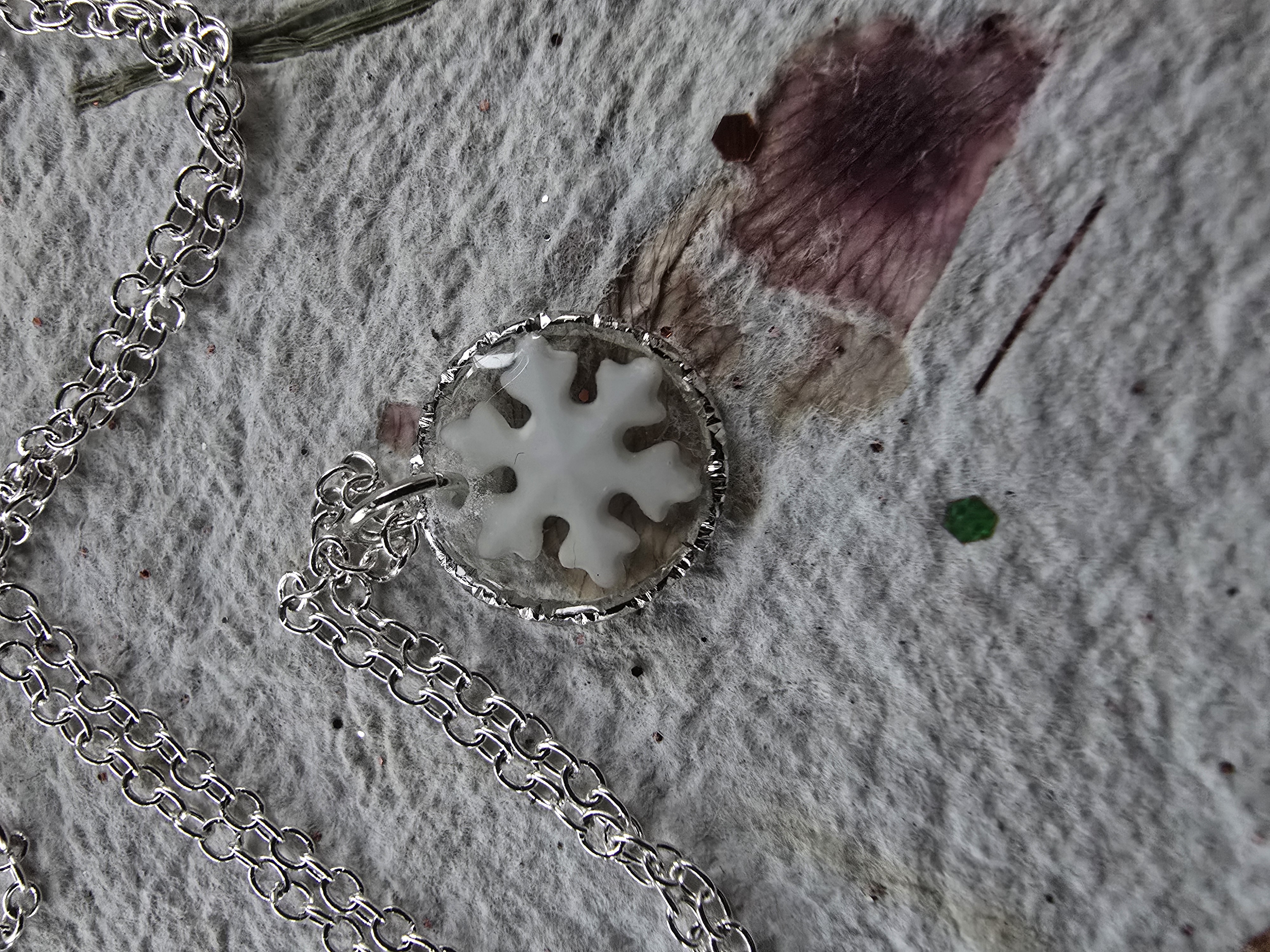 Mini Snowflake Necklace