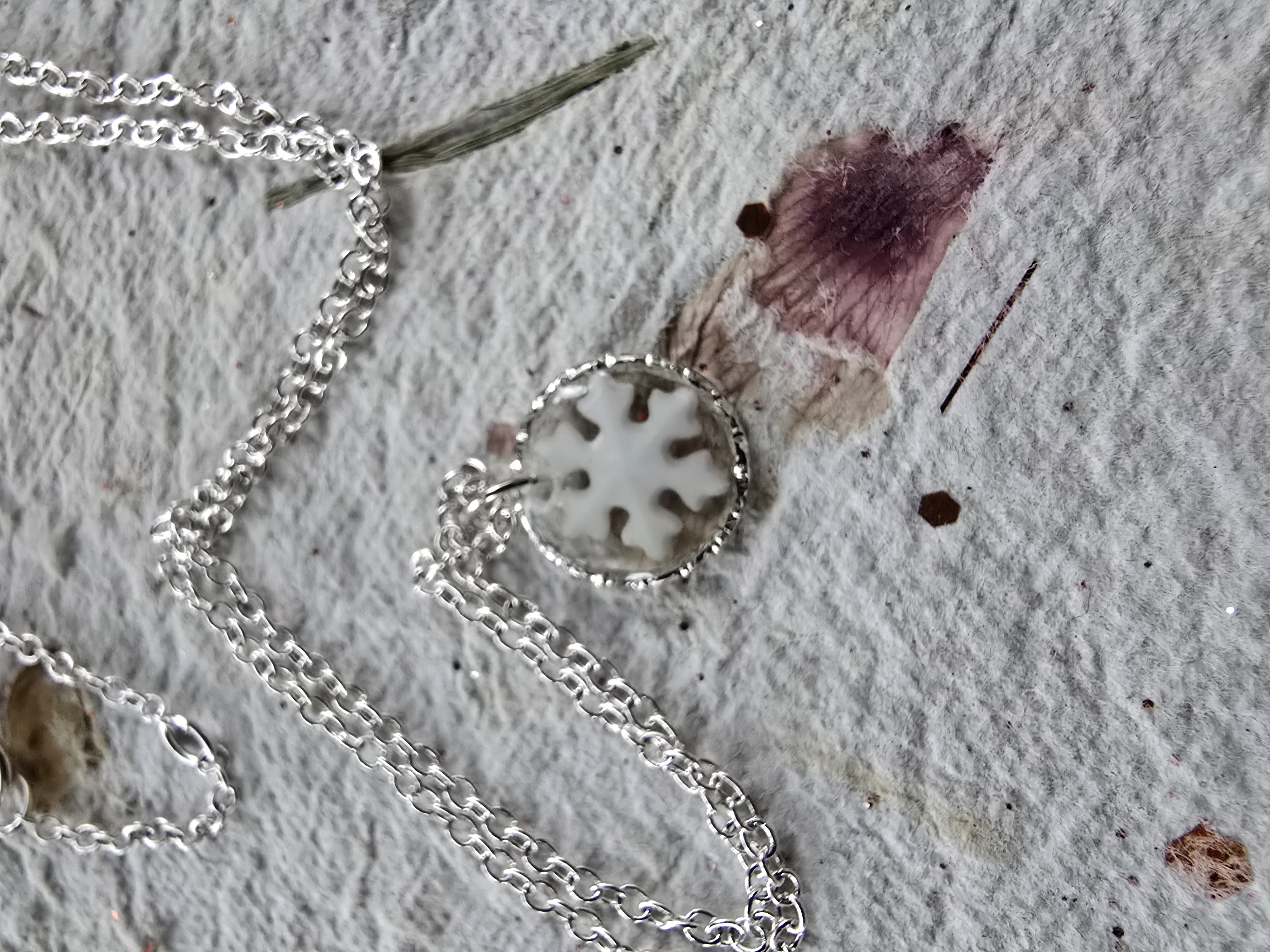Mini Snowflake Necklace