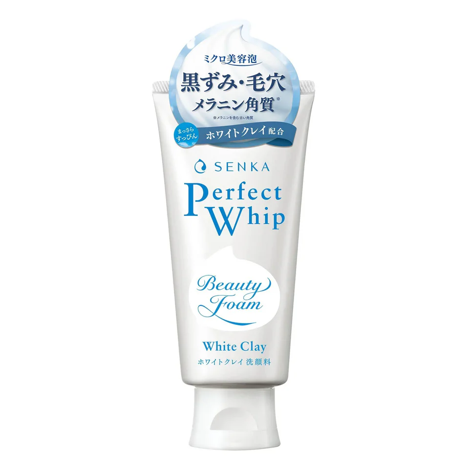 Senka Perfect Whip Facial Cleansing Foam, White Clay(120g)