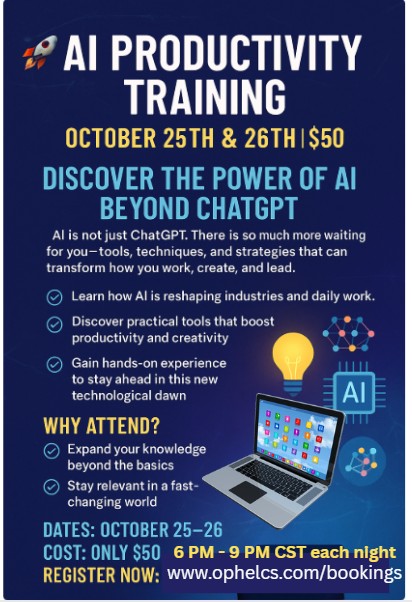 AI - Productivity Training (Virtual) 