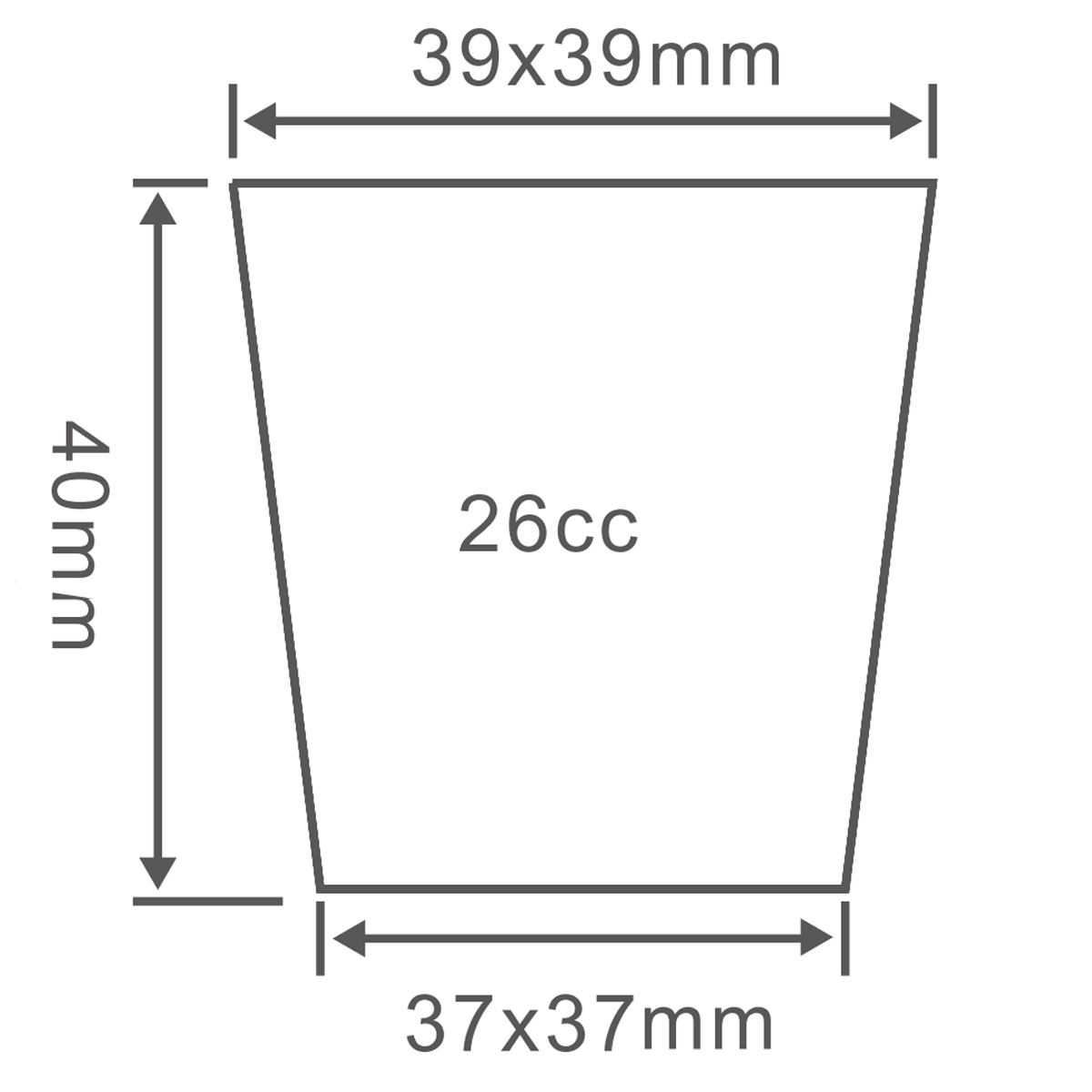 PS 72 Cell Seed Tray, 540*280mm, 46CC, 40mm Height