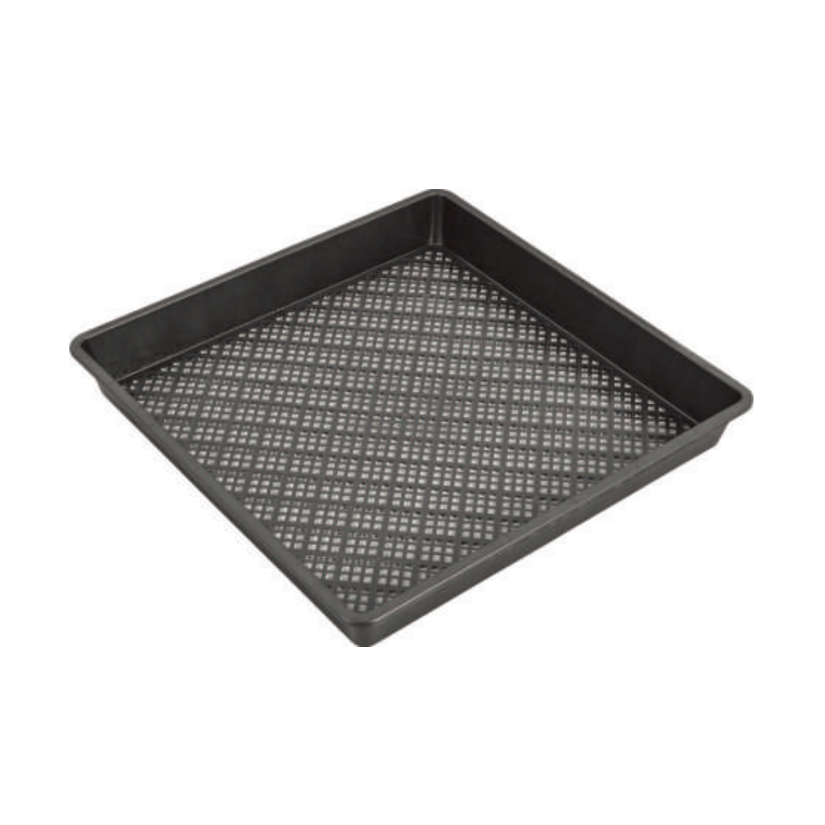 PP Square Black Seed Tray, 425*425mm, 50mm Height