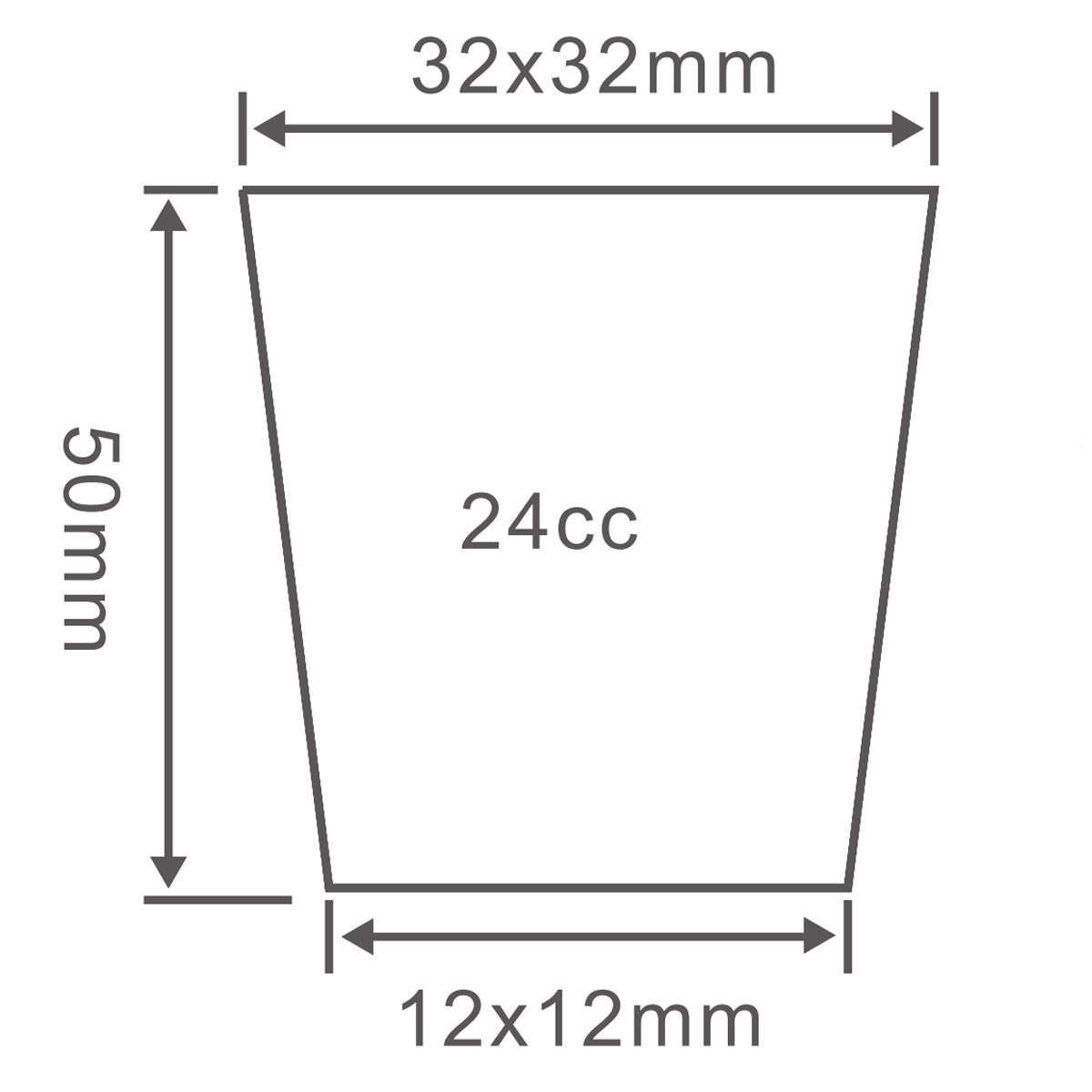 PS 98 Cell Seed Tray, 540*280mm, 24CC, 50mm Height