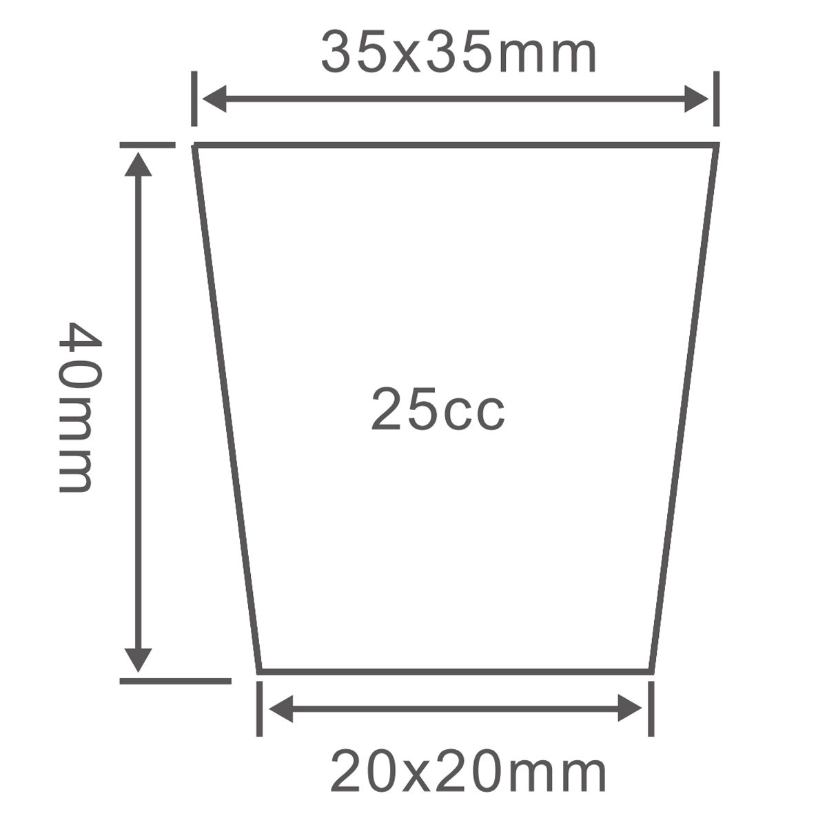 PP 144 Cell Seedling Tray, 395*395mm, 25CC, 40mm Height 