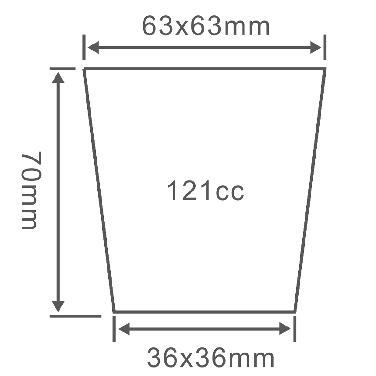 PS 45 Cell Seedling Germination Trays, 600*340mm, 121CC, 70mm Height