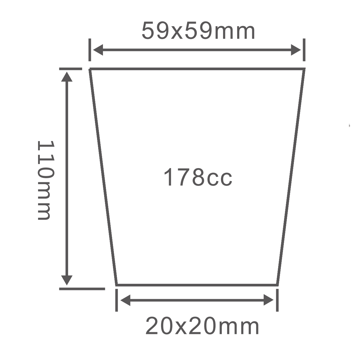 PS 32 Cell Tray, 540*280mm, 178CC, 110mm Height