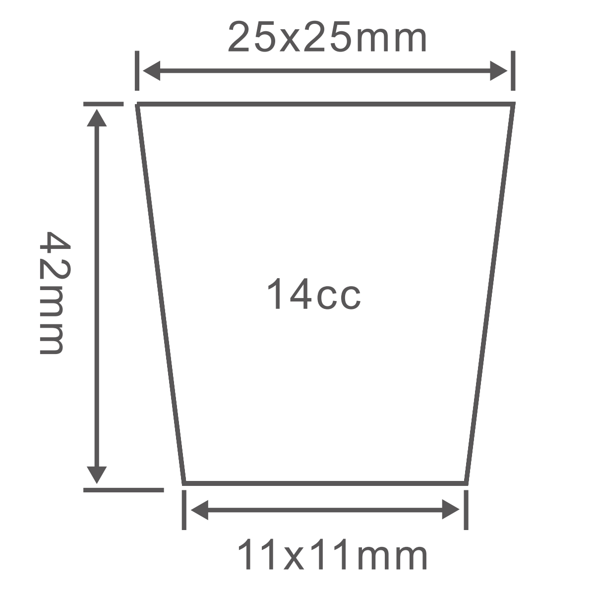 200 Cavity Polystyrene Seedling Trays, 587*300mm, 14CC, 42mm Height