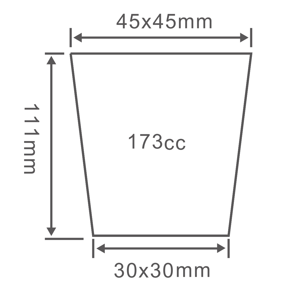 PS 24 Cell Seedling Starting Trays, 450*300mm, 173CC, 111mm Height